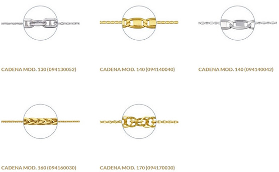 cadenas oro plata madrid